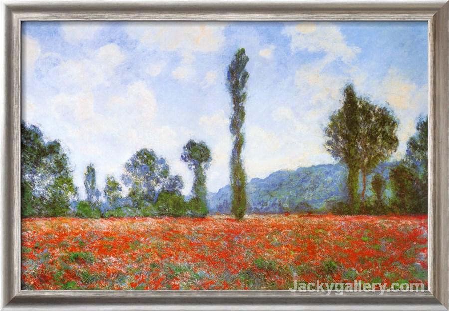 Field of Poppies by Claude Monet paintings reproduction